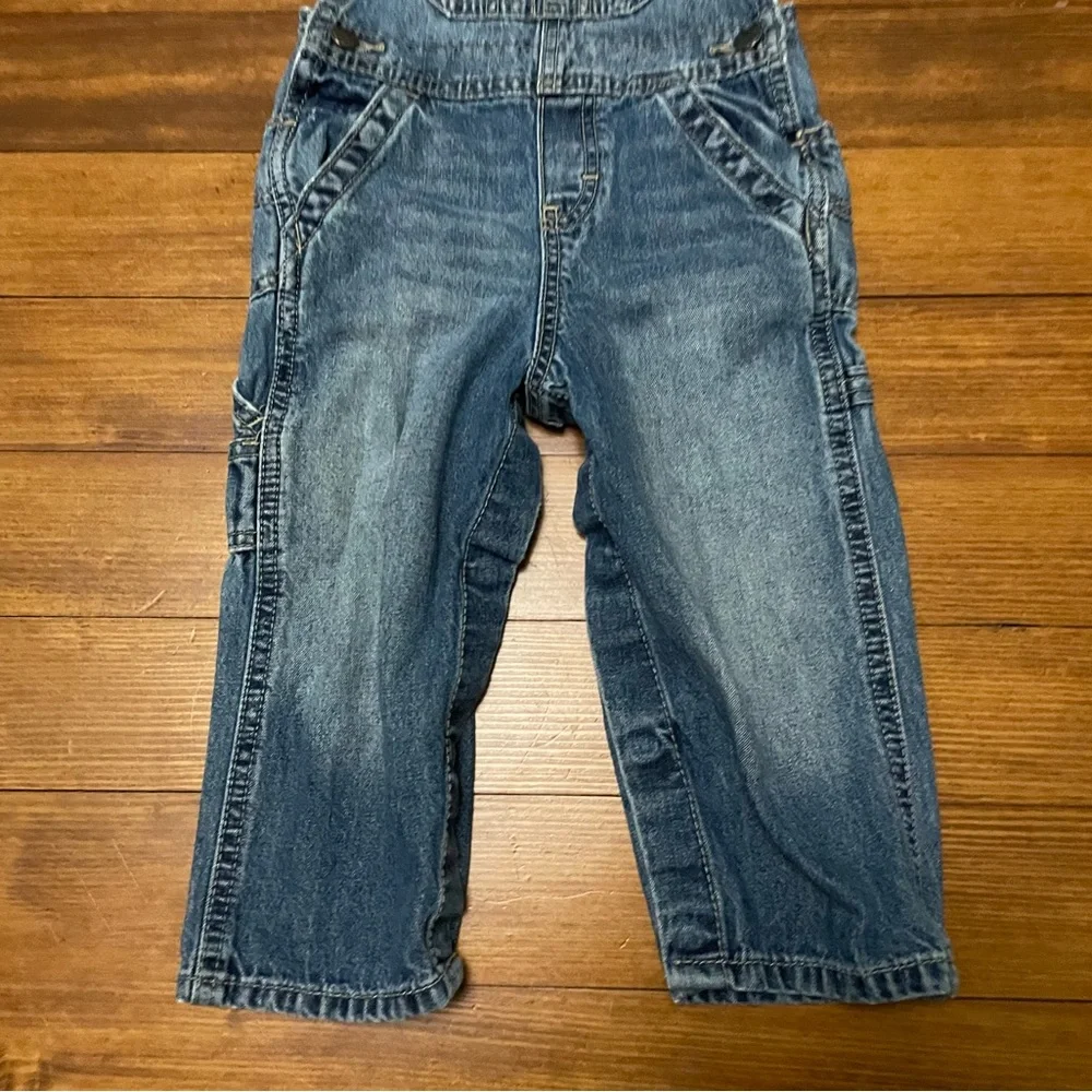 OshKosh B'gosh Blue Denim Kids Overalls Size 24 Months